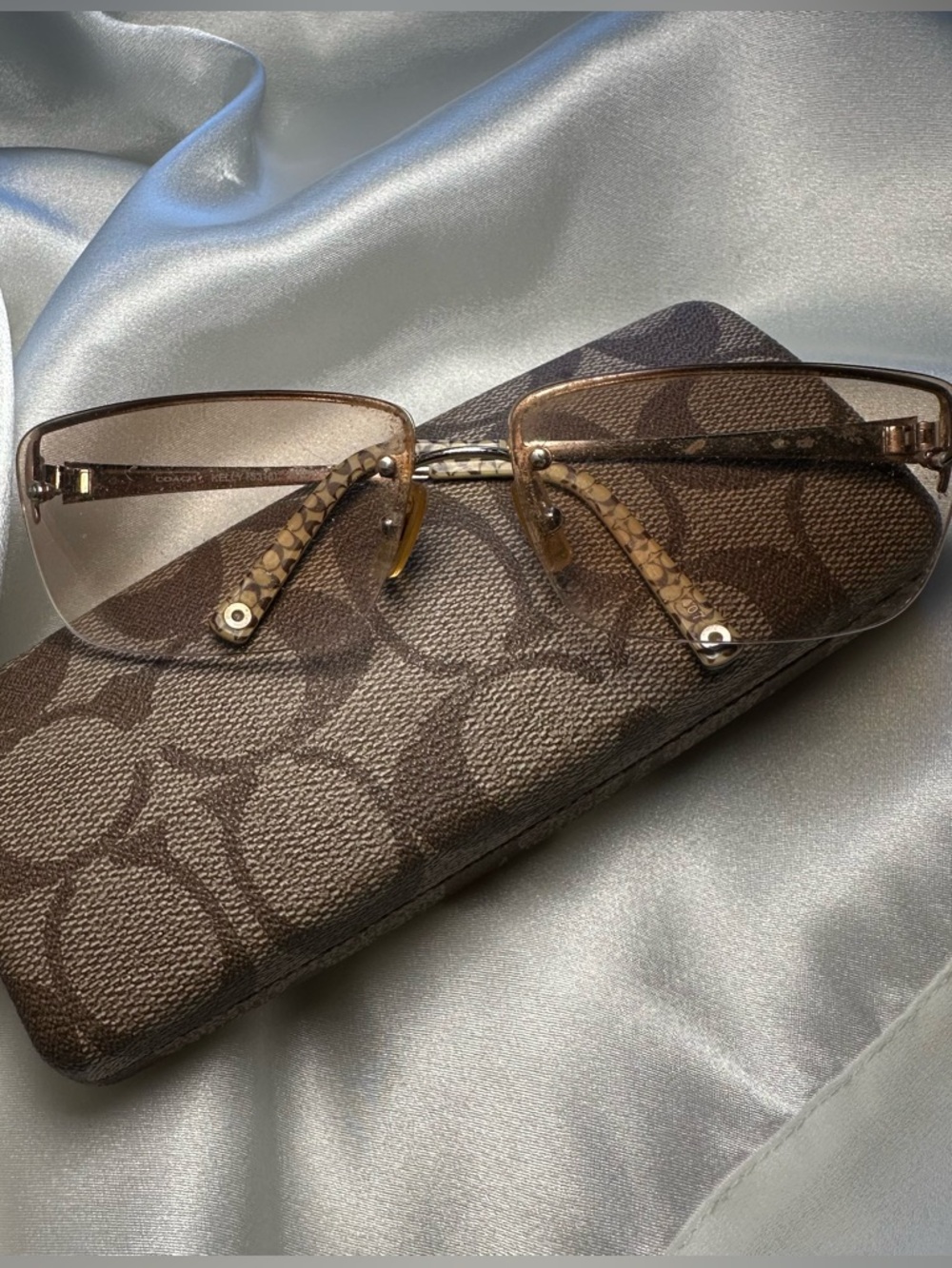 Coach Vintage Glasses and Case RX Y2K